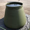 High-Frequency 5000L Tarpaulin Water Tank Army Green Military Water Storage Tank