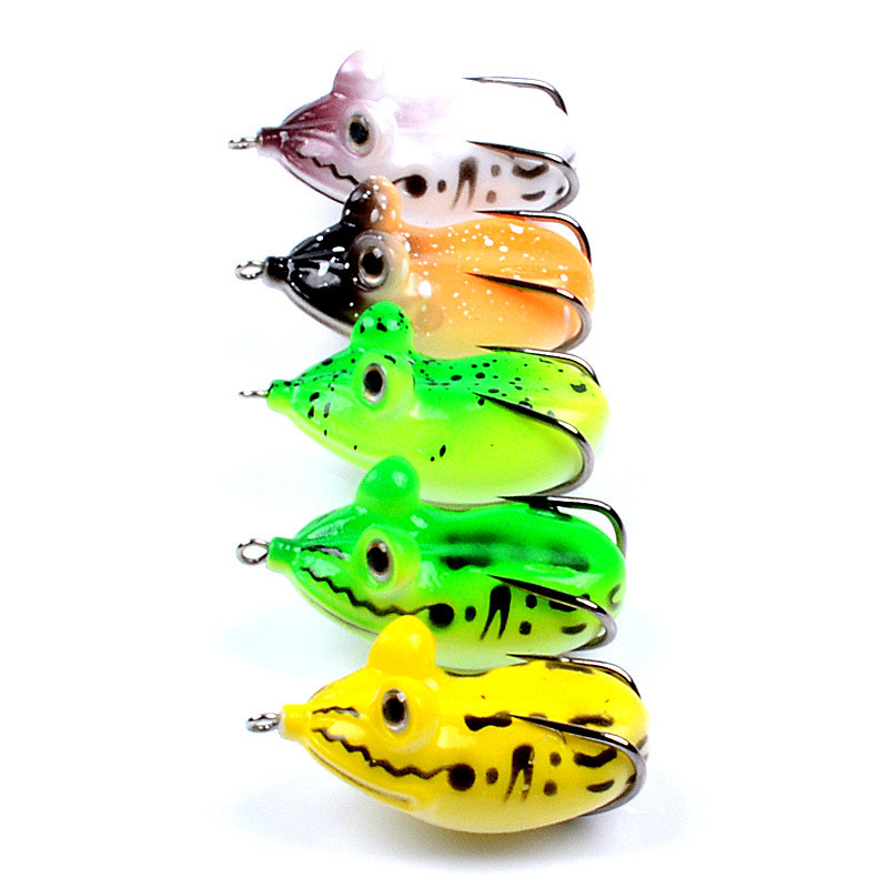 Custom Fish Soft Frog Fishing Lure Multicolor Floating Bass Lure - China  Frogs Lures and Fishing Lures price